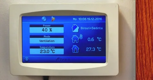 atrea sistem control digital rd5 controler cp touch perete
